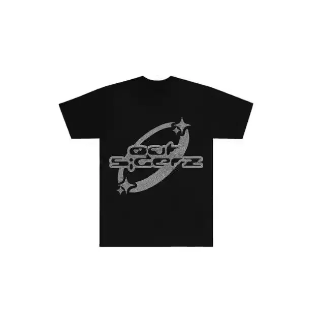 

Printed hip-hop T-shirt for men and women Harajuku rock punk street Y2K oversized short sleeved T-shirt T-shirt