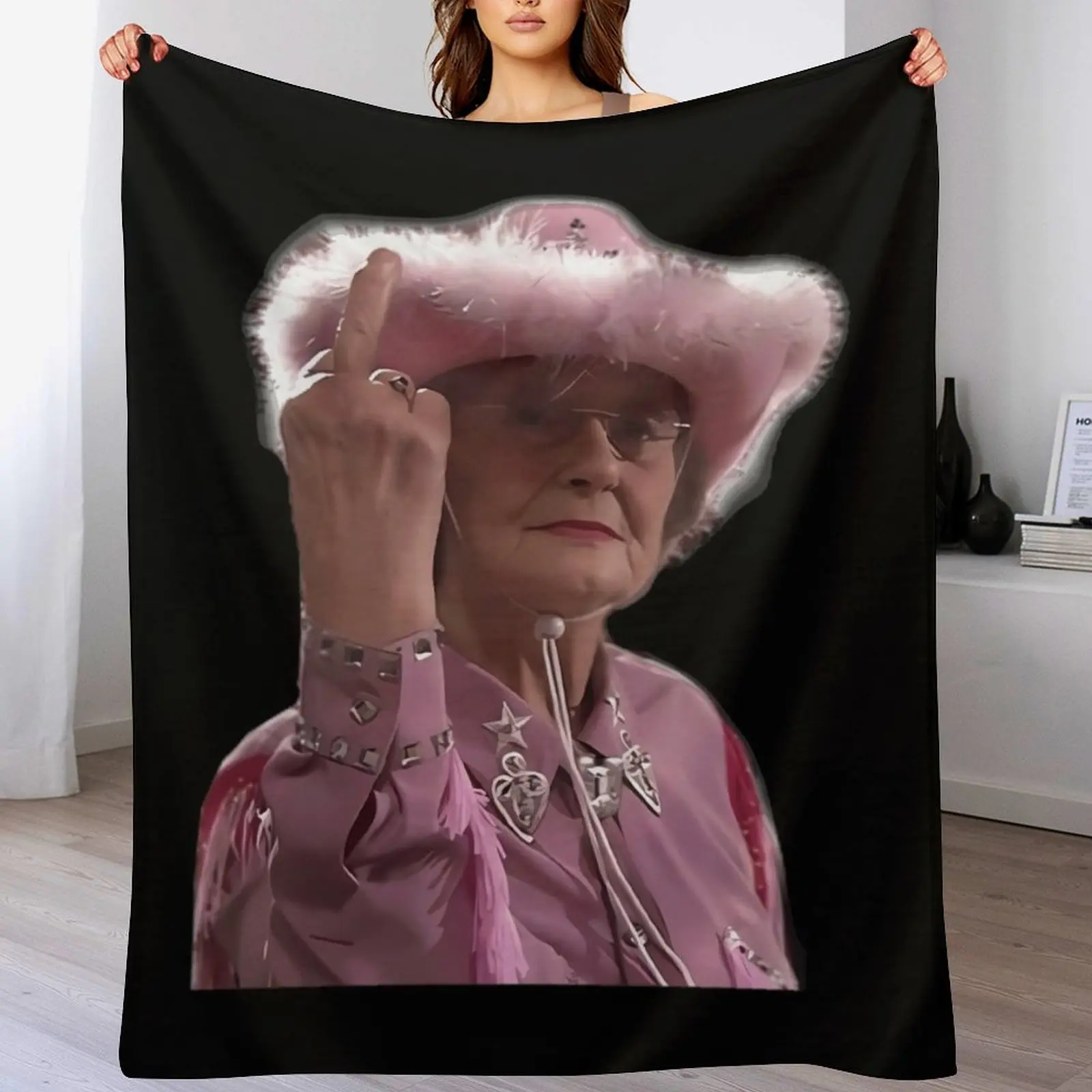 

Doris Gavin Stacey Middle Finger \t Throw Blanket Breathable Lightweight Blanket for Adults Kids