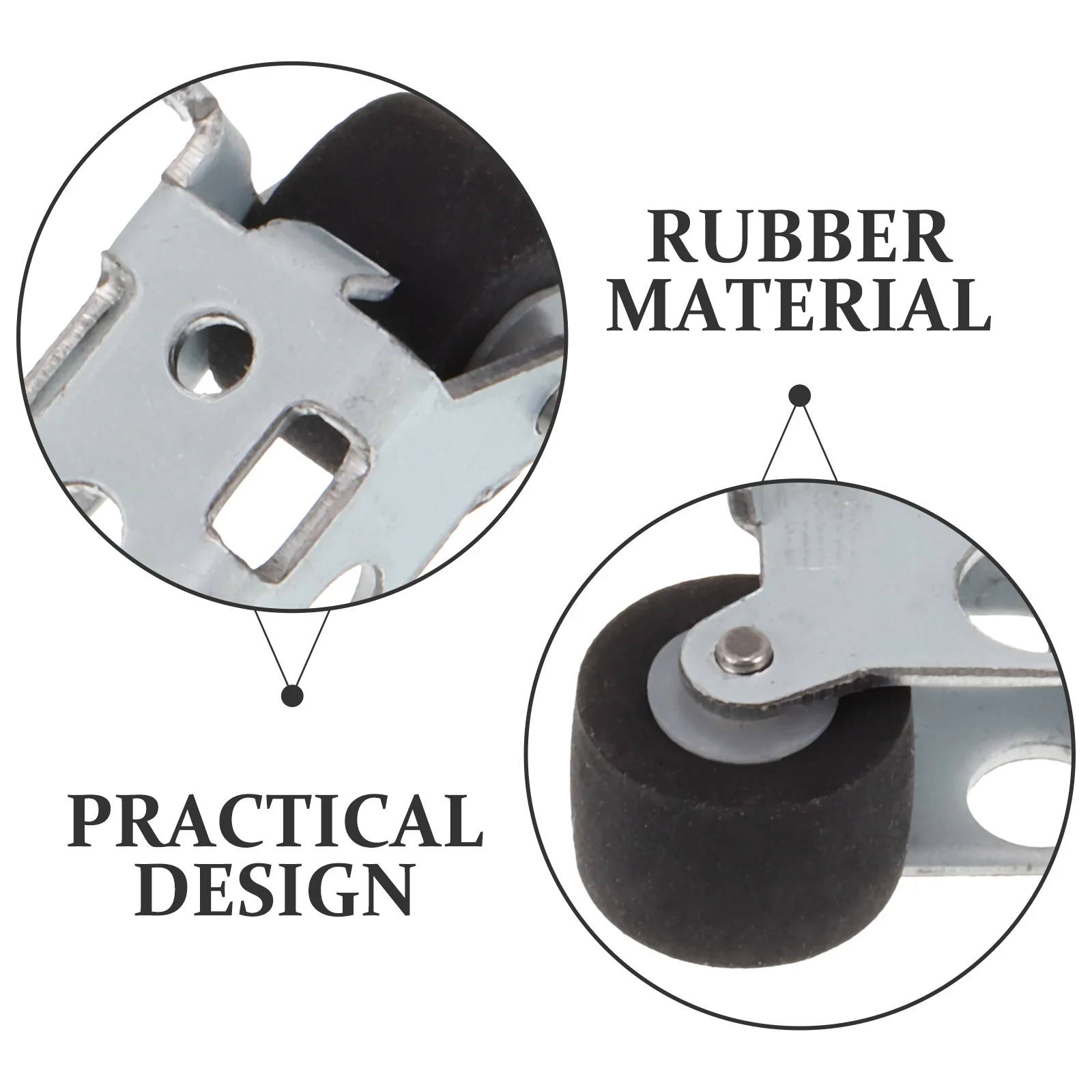 

4Pcs Cassette Tape Recorder Pinch Roller Bearing Pulley Wheel Iron Frame Replacement for Audio Radio Tape Deck Maintenance