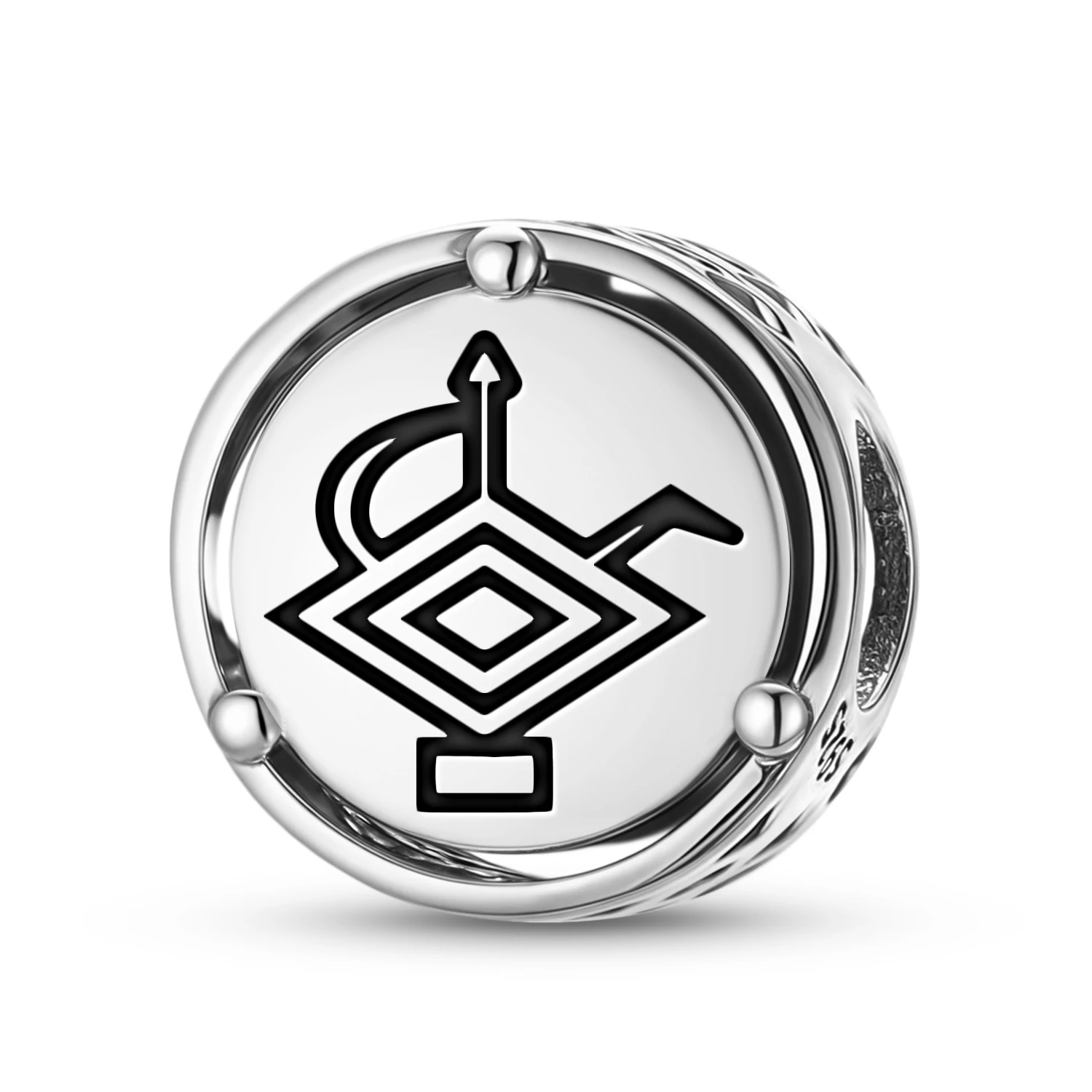 

Шарм из стерлингового серебра 925 пробы в виде персидского кувшиника, подходит для оригинального браслета, аксессуары для самостоятельного изготовления украшений, семейный бусинный шарм