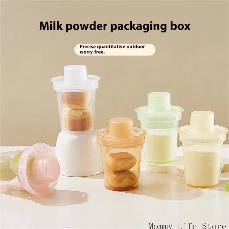 

Portable 80ML Baby Formula Dispenser Organiser Case Milk Powder Container Formula Storage Box For Outdoor and Travel