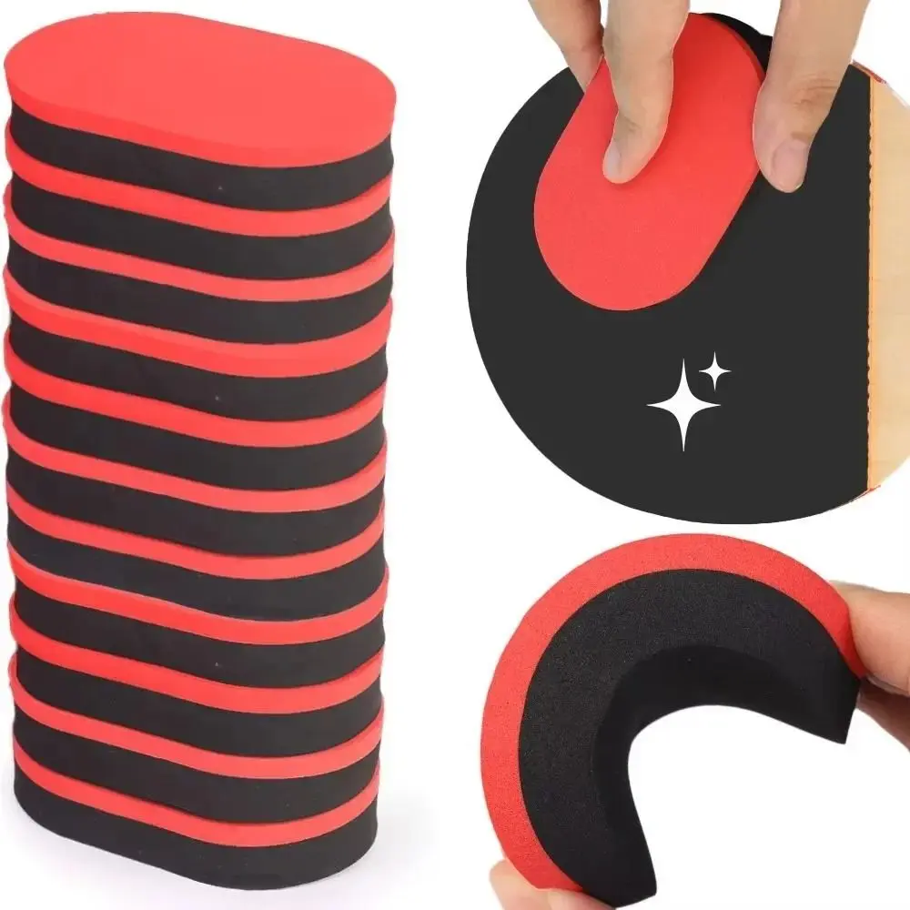 

5pcs Highly Absorbent Table Tennis Racket Cleaner Anti-Dust Soft Ping Pong Bat Cleaner Durable Professional Cleaning Sponge