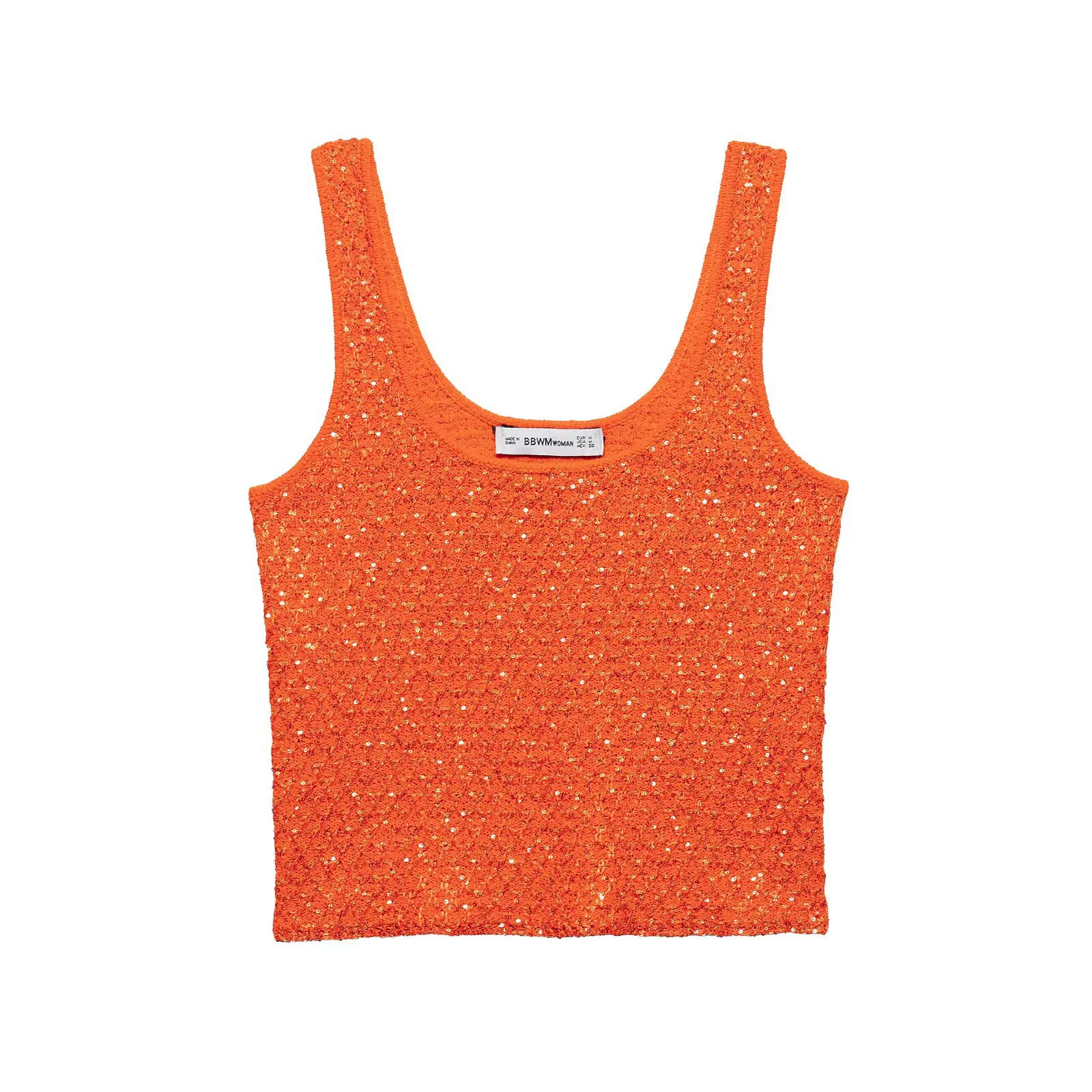 ZERAINS Knit Vest Beaded White M 7