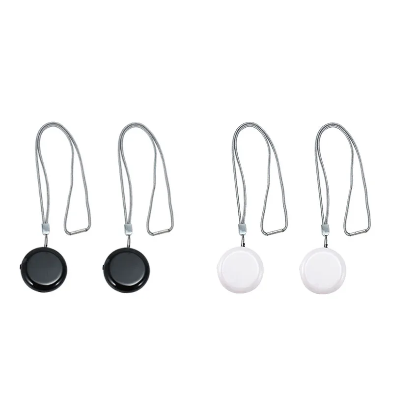 

2Pcs Personal Wearable Air Purifier Necklace Mini Portable Air Freshener Ionizer Negative Ion Generator