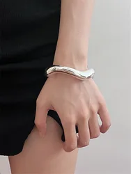 XIALUOKE-pulsera de Metal Irregular abstracta para mujer, accesorios de joyería de muñeca con personalidad de estilo americano y Europa