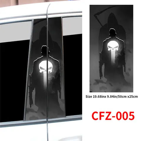 10 best sales punisher decal - №10