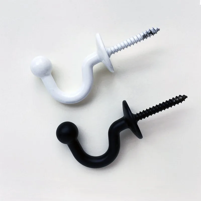 1pcs Wall Mounted Metal Curtain Hooks Holdback Decorative Drapery Curtain Hanger