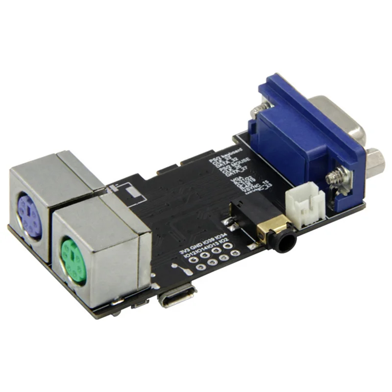 Ttgo vga32 vga esp32 psram module v1.4 controlador, ps/2 mouse teclado, placa gráfica, circuito terminal ansi/vt