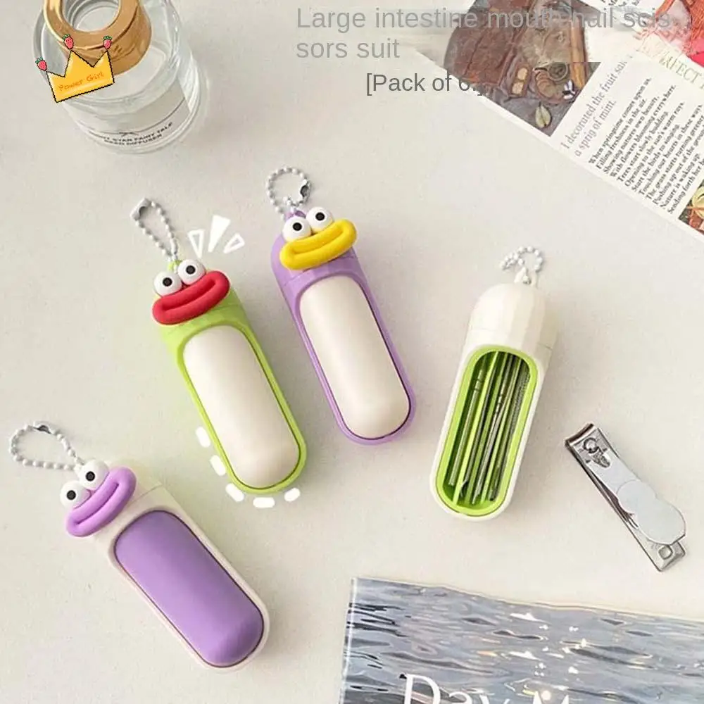 

Manicure Tool Cute Nail Clipper Chain Pendant Nail Cutting Pliers Mini Nail File Stainless Steel Nail Care Cartoon Nail Sanding
