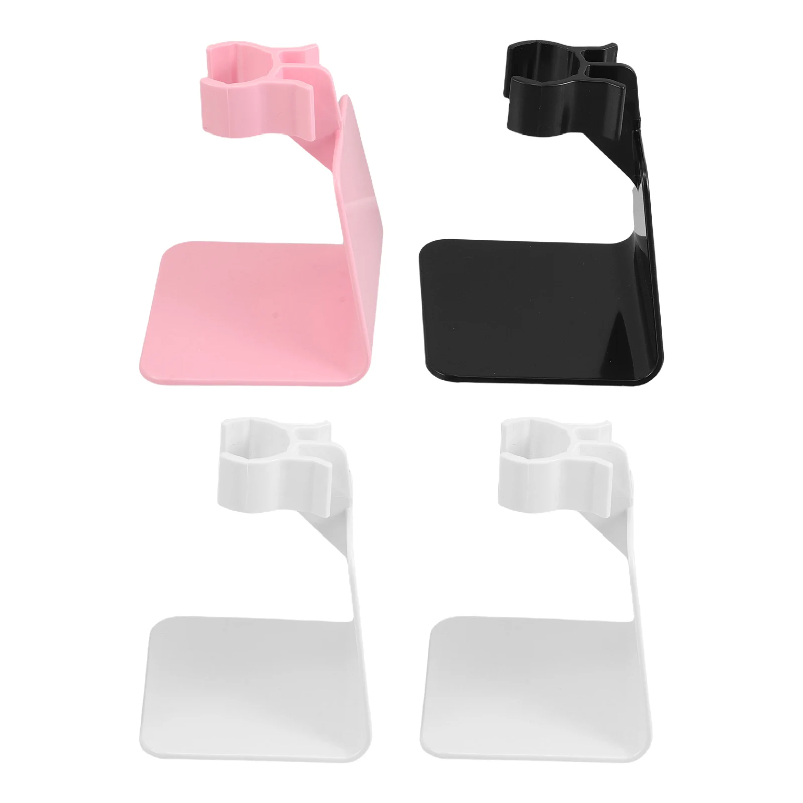 

4 Pcs Nail Lamp Stand Mini UV Manicure Light Holder Portable Gel Dryer Tool Compact Support Stand Black White Nail Art