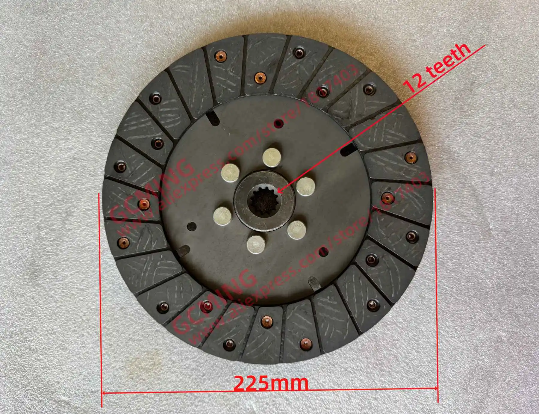 

JINMA 254.21S.011 PTO clutch disc , JINMA / JM Tractor Parts , 25HP-28HP , JM-244E / JM-254 / JM-284 / JM-250