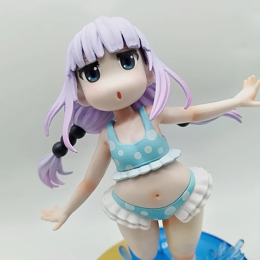 20cm Miss Kobayashi's Dragon Maid Kanna Kamui Hard PVC figure toy Game Statue Adult Collection Anime Action Model Doll Gift