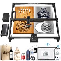 ATOMSTACK A70 Max Laser Engraving Cutting Machine 70W/35W Switchable 800*850mm400mm/s One-Click Auto Focus Professional Engraver