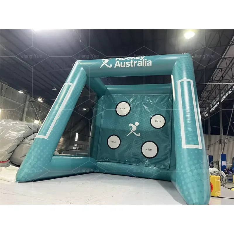 Portable Outdoor Target Inflatable Shootout Game Soccer Goal With Shooting Target for Adults and Kids