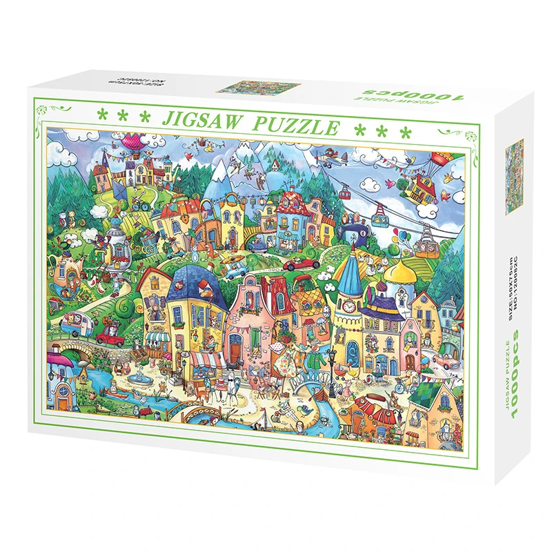 75*50 センチメートル 1000 ピース紙ジグソーパズル風景有名な絵画