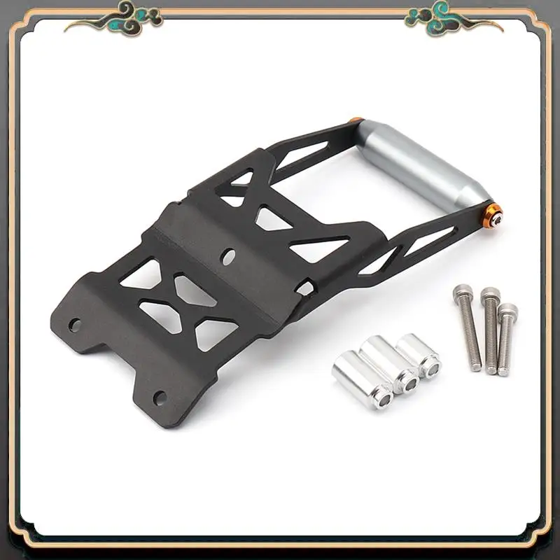 M45K-Motorcycle GPS Navigation Bracket Black & Silver Metal Motorcycle Accessories For DUCATI DESERT X Desertx Desert X 2023