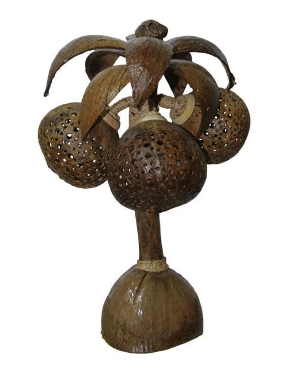 coconut shell table lamp Bedroom bedside tree-shaped coconut lamp Ambient night light South East Asia specialty crafts