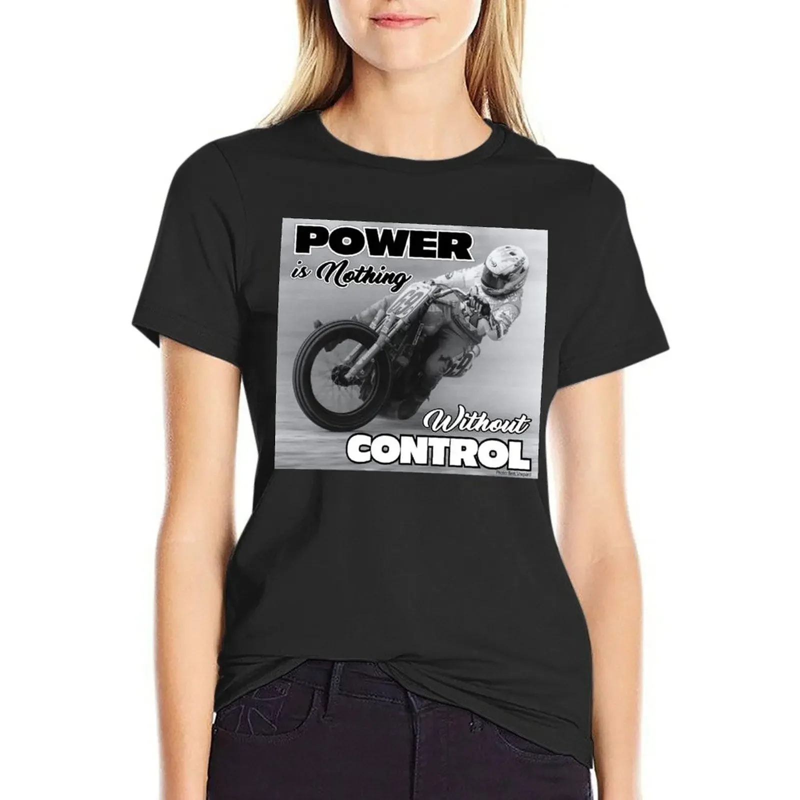 

Power is nothing Without Control T-Shirt new edition blacks quick drying aesthetic clothes t-shirts for Women pack