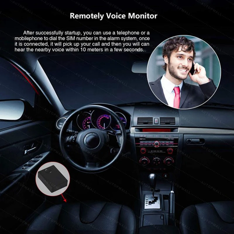 GSM Remote Voice Monitor Gevoelige Tri-Band GPS Locator Audioapparaat Mini Luisterbug Instant Audio Gadget