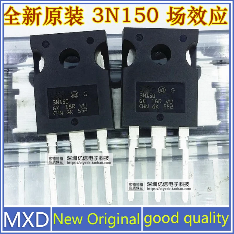 5Pcs/Lot New Original 3N150 STW3N150 Field Effect Mostube TO-247 Import Good Quality In Stock