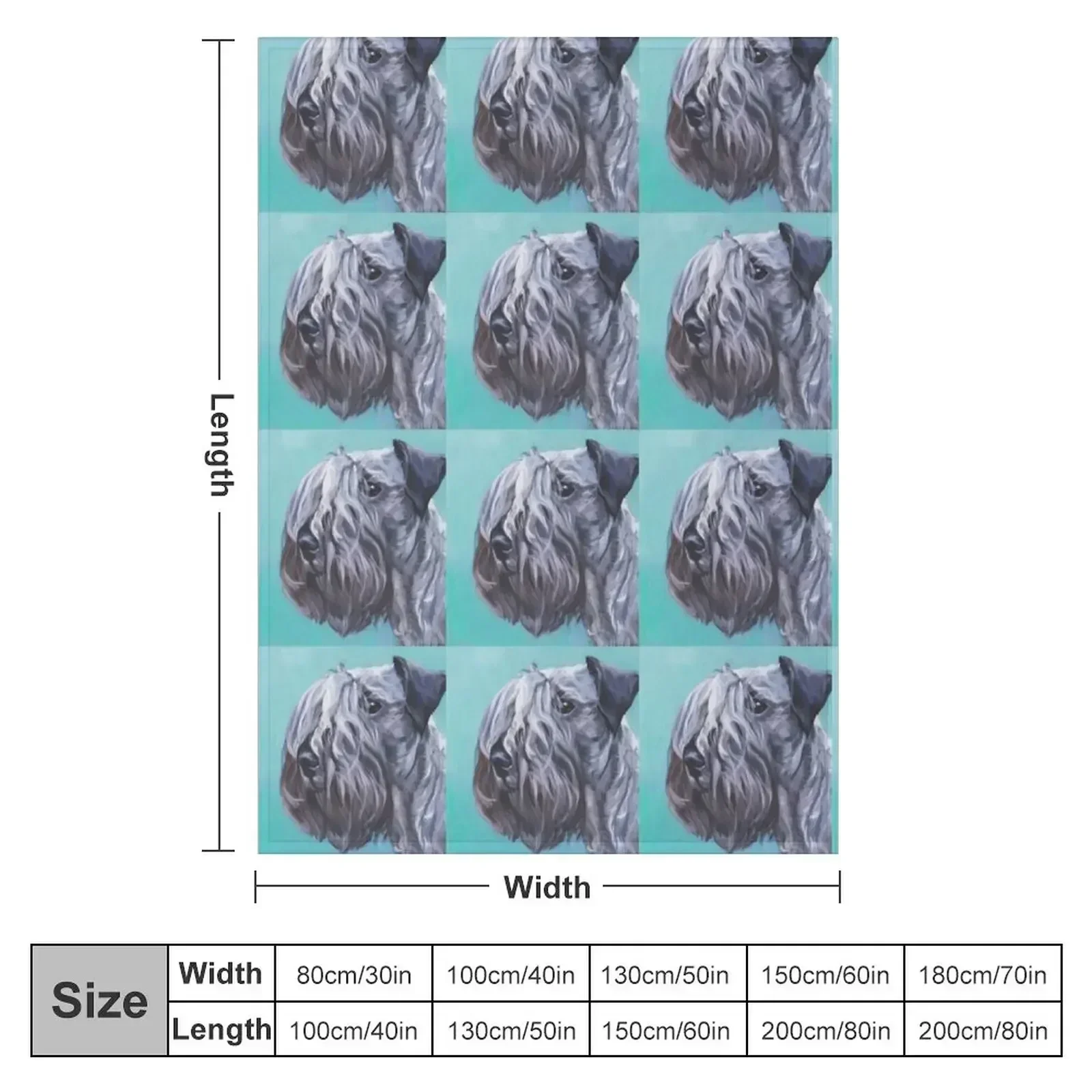 Cesky Terrier Throw Blanket Soft Custom Kid'S blankets ands Decorative Beds for winter Blankets