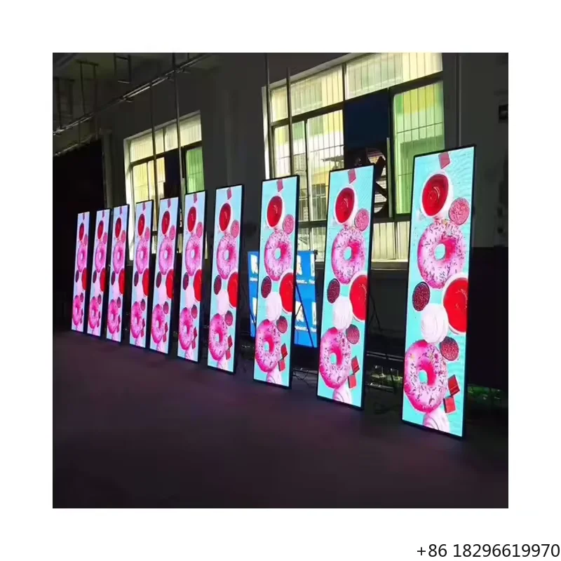 

21.5" Ultra-Wide Stretched LED Bar Display, WiFi Smart Advertising Screen for Elevator