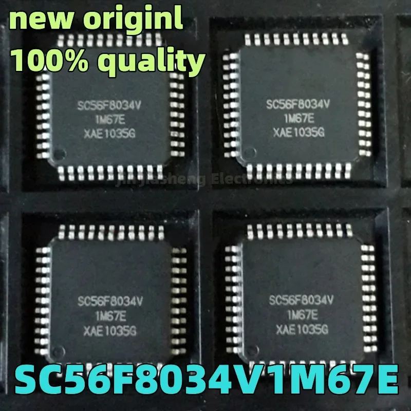 

(2-10 шт.) 100% новый набор микросхем SC56F8034V SC56F8034V1M67E QFP44