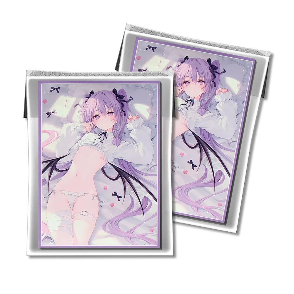 60 PCS 67X92mm Practical Art Anime Card Sleeves for MTG/PKM Top Loading Board Game Card Holder Game Trading Card Protector