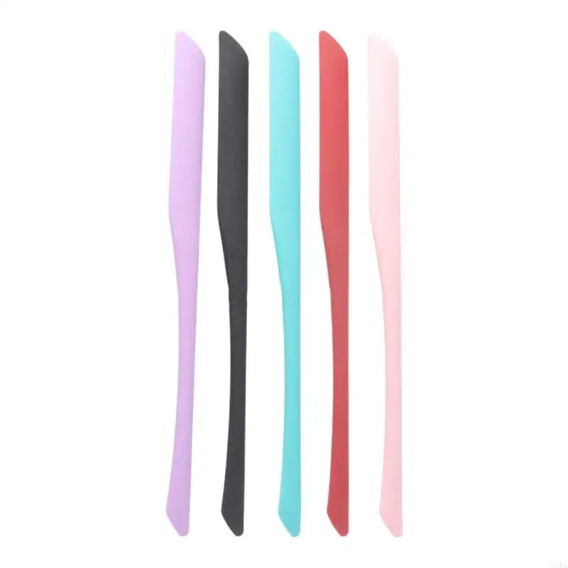 N5KA 5Pieces/set Silicone Stir Sticks Mask Stiring Rods for Cosmetic Mask Mixing Resin Paint Epoxy Making Craft