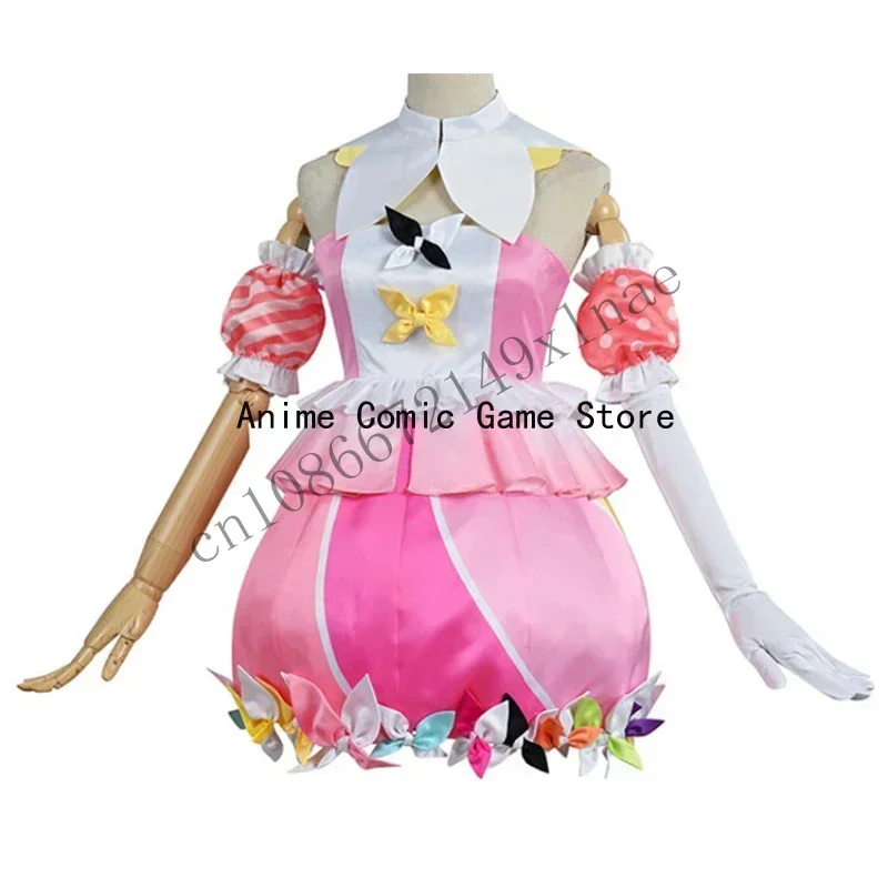 ในสต็อกโครงการ Sekai เวทีหลากสีสัน! Ootori Otori EMU ชุดคอสเพลย์วิกผมฮาโลวีนชุดสําหรับสตรี