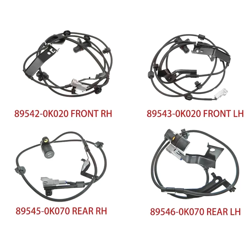 

1 Set ABS Wheel Speed Sensor For Toyota Hilux Vigo Wheel Unit Sensor 89542-0K020 89543-0K020 89545-0K070 89546-0K070 Accessories