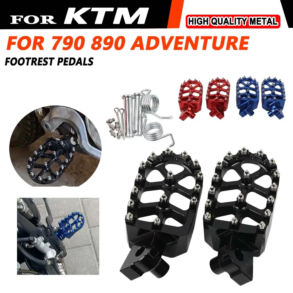 

For KTM 790 890 ADVENTURE R ADV 790ADV 890ADV 2019 - 2023 2022 Motorcycle Accessories Footrest Footpegs Foot Pegs Rest Pedal