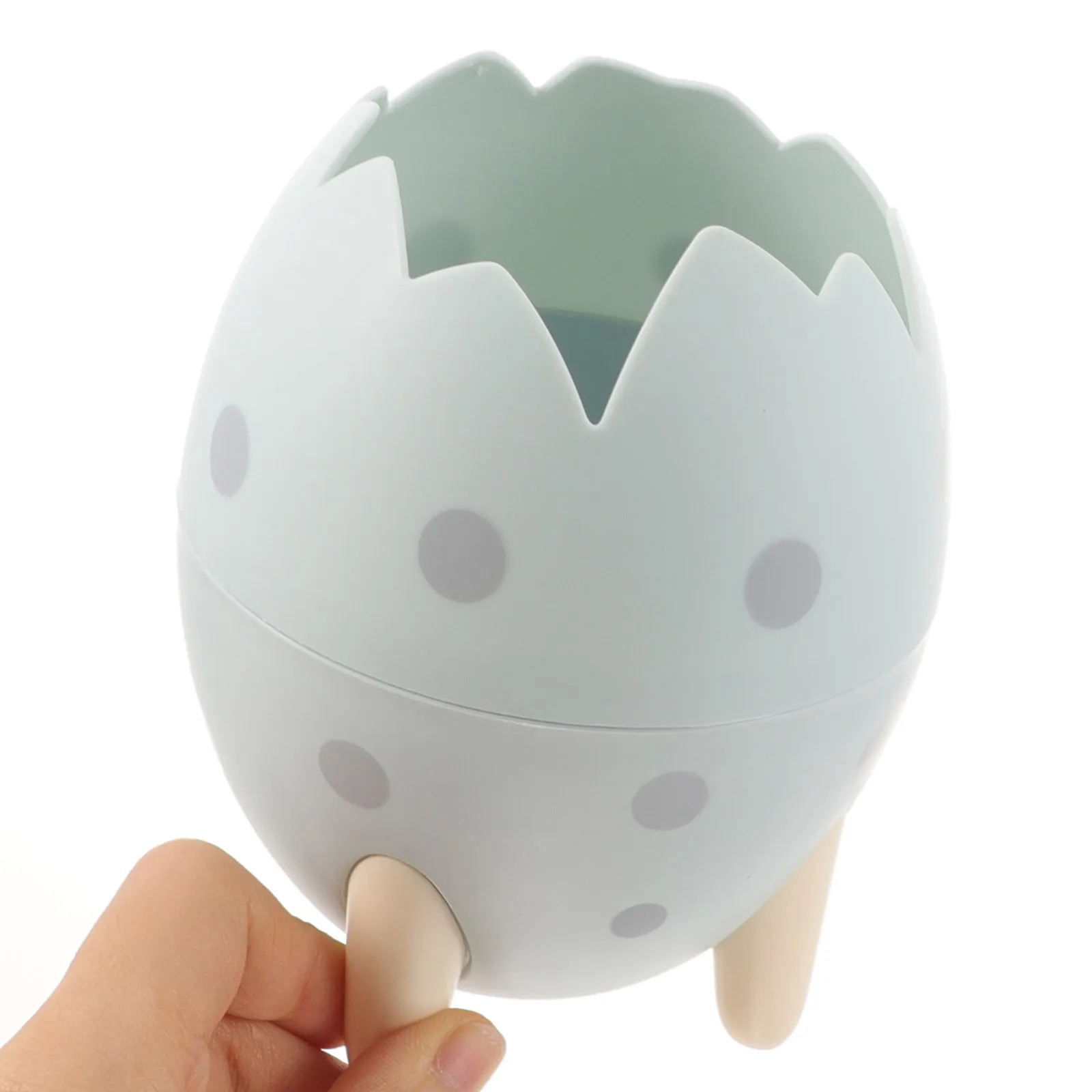 

3 Pcs Dinosaur Egg Pen Holder Make up Brush Kawaii Desk Organizer Holders Eggs Personality Pencil for Pp Container Office