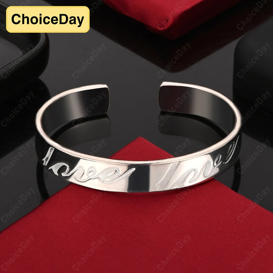 

ChoiceDay 925 Sterling Silver Exquisite Open Pattern Bracelet Women Temperament Party Fashion Accessory Gift
