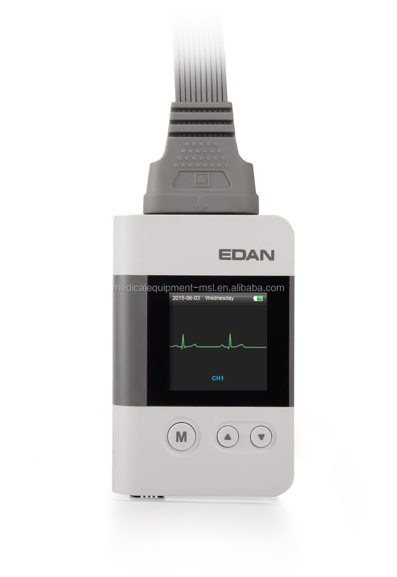 EDAN SE-2012 ECG 3 Channel 12 channel Holter Up to 8 days cable heart rate