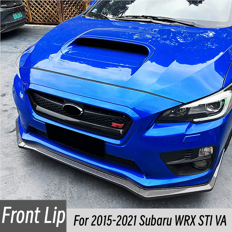 

For 2015-2021 Subaru WRX STI VA Car Front Bumper Splitter Lip BodyKit Protector Guard Exterior Tuning Accessories