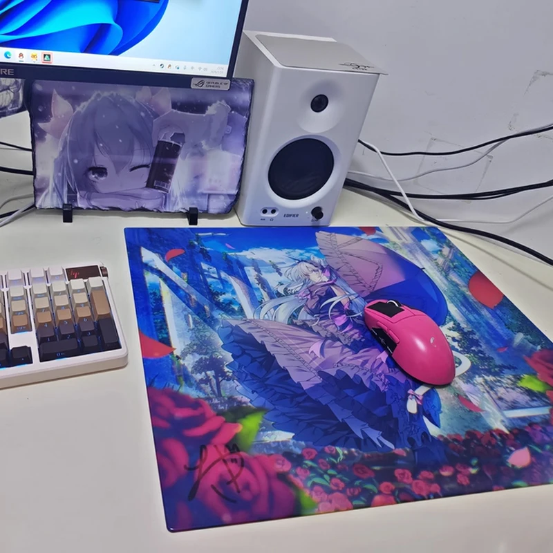 Japanese A-AbyssGaming RURI Glass Mouse Pad YUME Smooth Frosted