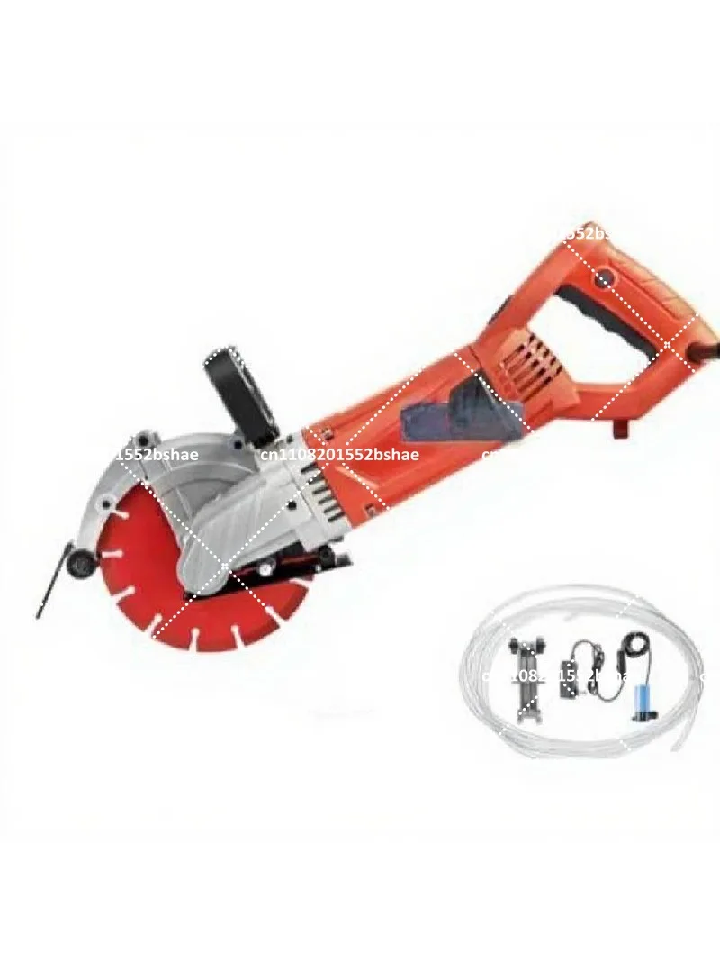 7 Inch Multifunction Wall Grooving Machine Dust-Free Concrete Cutter for Stone Steel Bar with Water