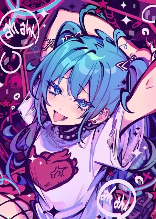 

Blue Hair Cartoon Figure 500/1000/1200/2000 PCS Jigsaw Puzzles Family Activity Games for Gameroom Bedroom Gifts Home Decor