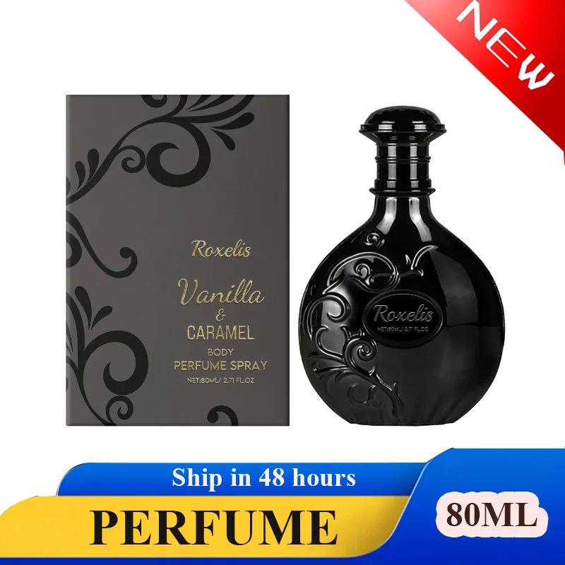 Perfume árabe De 80ML, elegante fragancia De caramelo De agua De coco, Eau De Parfum Natural fresco para mujer, aerosol De feromonas De larga duración