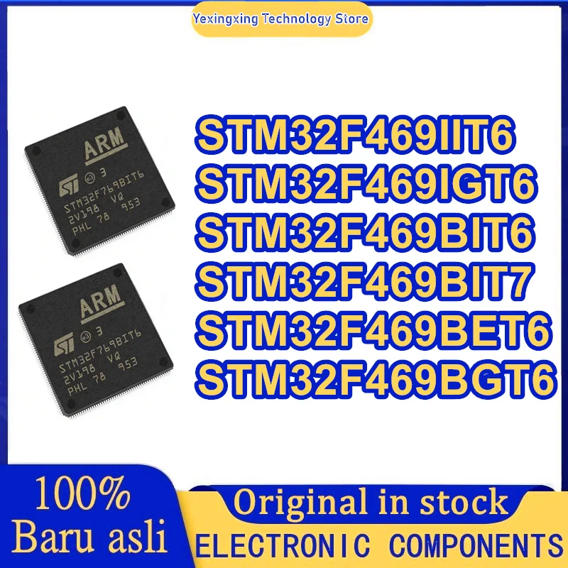 

STM32F469IIT6 STM32F469IGT6 STM32F469BIT6 STM32F469BIT7 STM32F469BET6 STM32F469BGT6 LQFP микросхема 100% новый оригинальный на складе