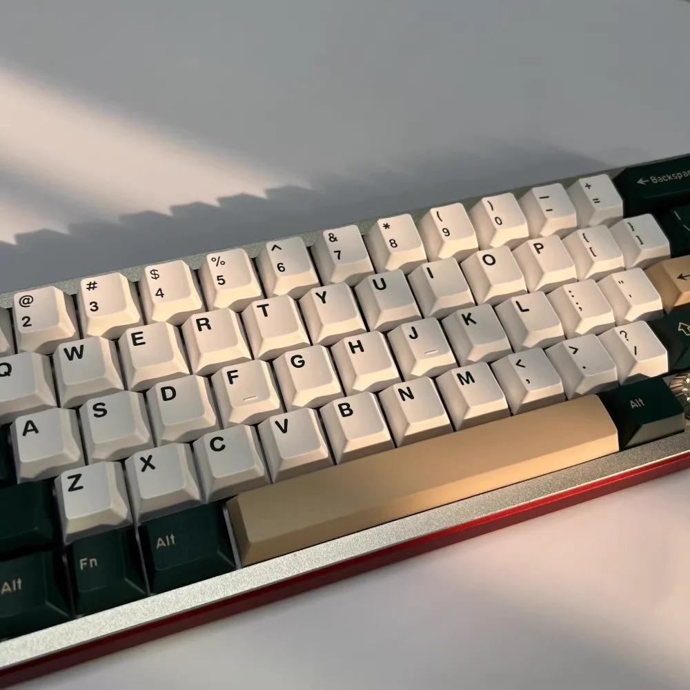 GMK-llave de carreras Brirish, 173, ABS, moldeado de dos colores, cherry height keycaps