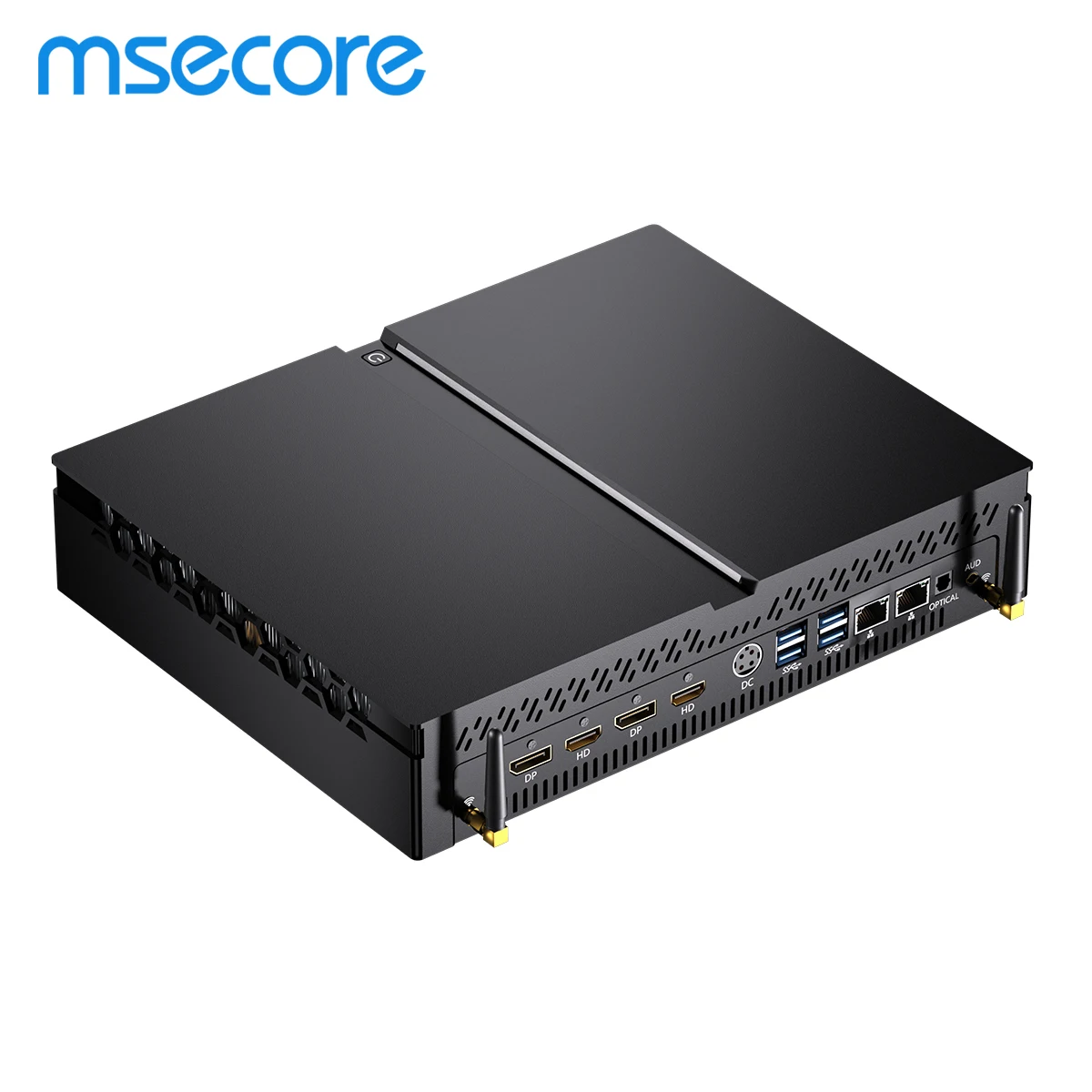 New Msecore MV300 Intel Core I9-12900F RTX3060 12G Graphic Card Gaming Mini PC Windows 11 Office Desktop Computer WiFi6E BT5.3