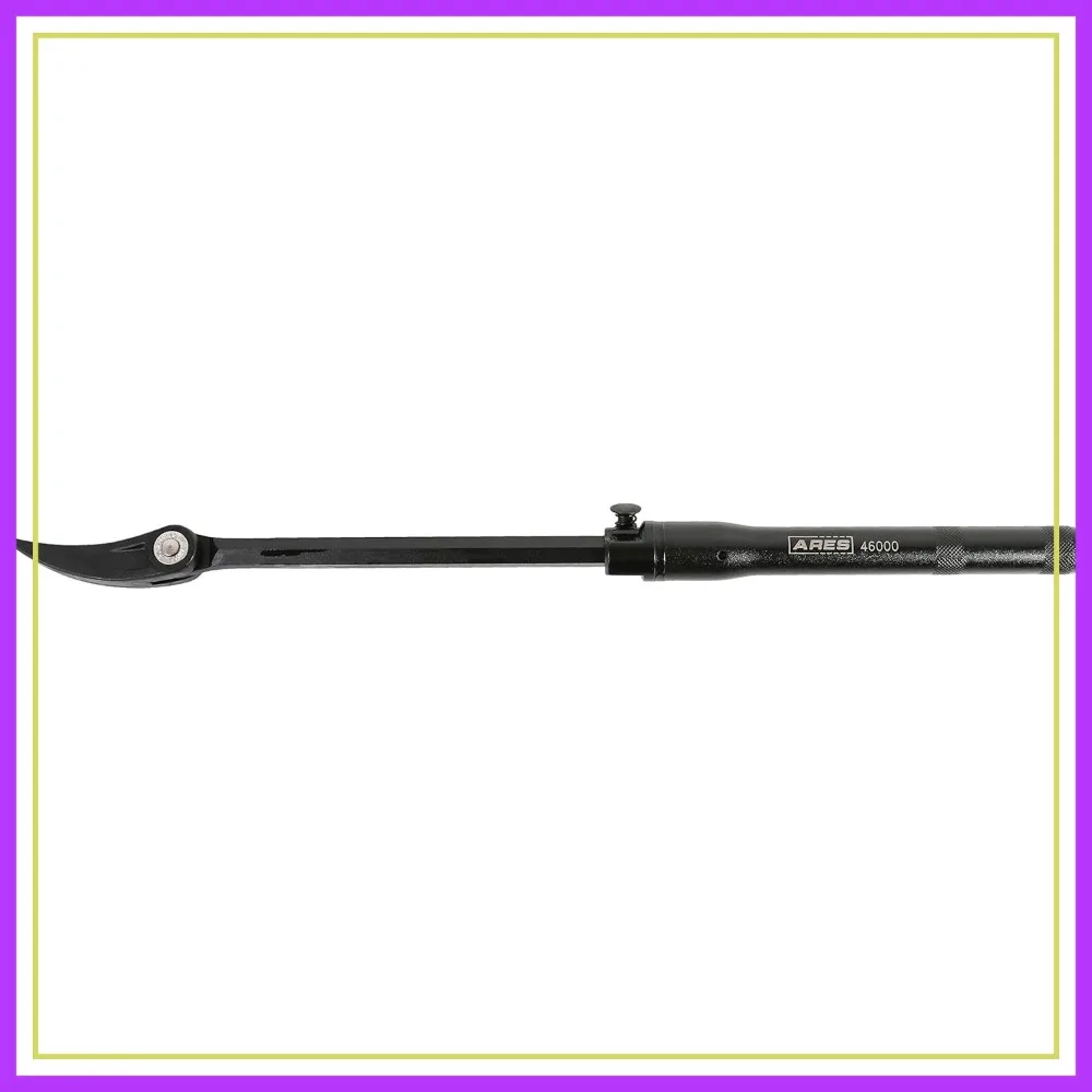 

13.3-18.5 Inch Adjustable Pry Bar, 14-Position Indexable Head, Chrome Vanadium Steel