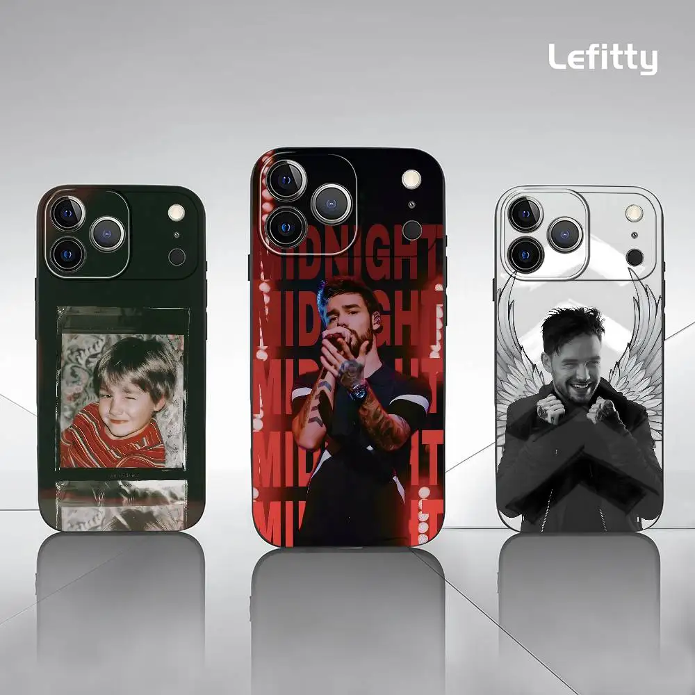 

Pop Music L-Liam P-Payne Singer Case For iPhone 17 16 15 14 13 12 11 Pro Xs Max Mini XR X Plus Black Frosted Soft Shell Funda