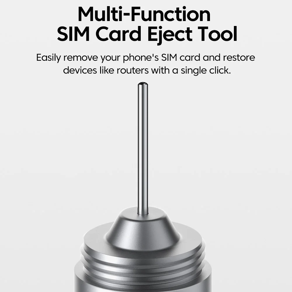 

Многофункциональный брелок-щетка 3-в-1: для чистки, открывания упаковок и извлечения SIM-карт