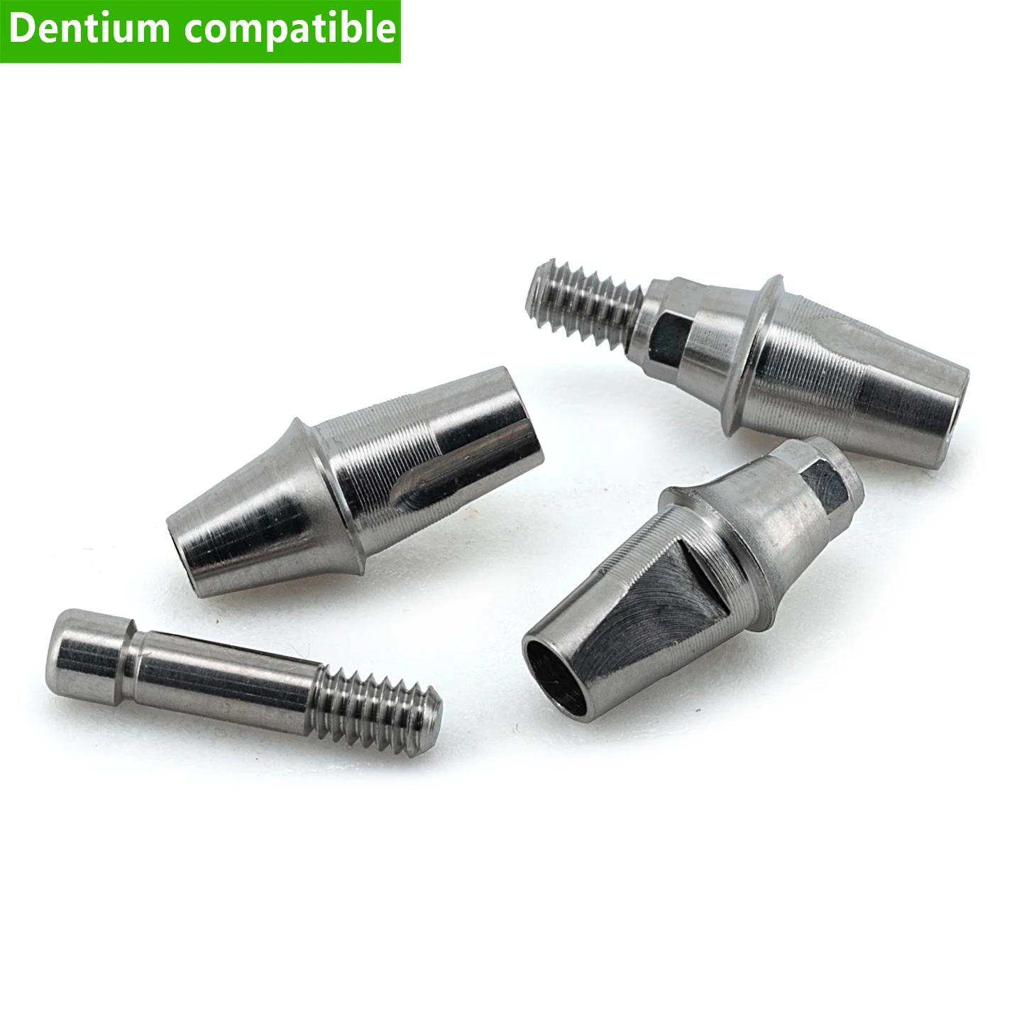 Dentium Compatible CAM Abutment Ti Base Grade TC4ELI Pre-milled Blank for CAD/CAM Prosthetic Crown Bridge Lab Solution OEM ODM