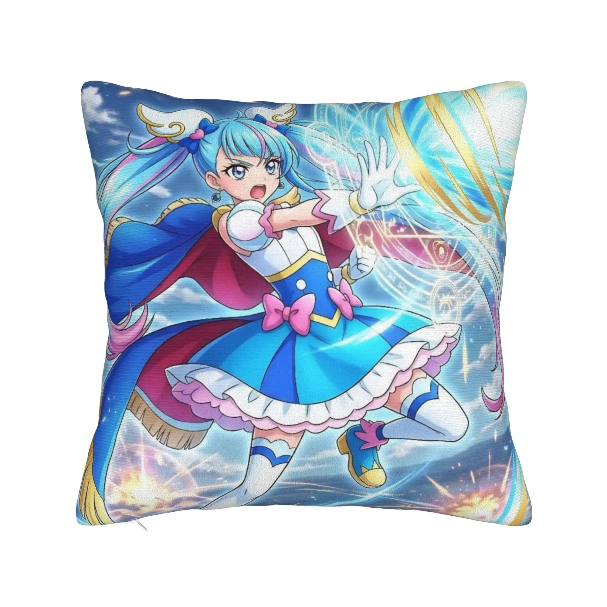 Soaring Sky Pretty Cure Pillowcase Product Soft Cushion Cover Decorations  Throw Pillow Case Cover Home Multi-Size