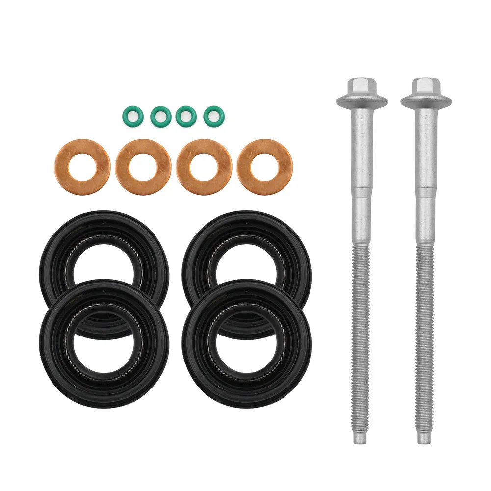 Seal Installation Kit Fuel Injector Seal Kit Enhanced Engine Performance Includes 4 Injector Seals Optimized Fuel Efficiency