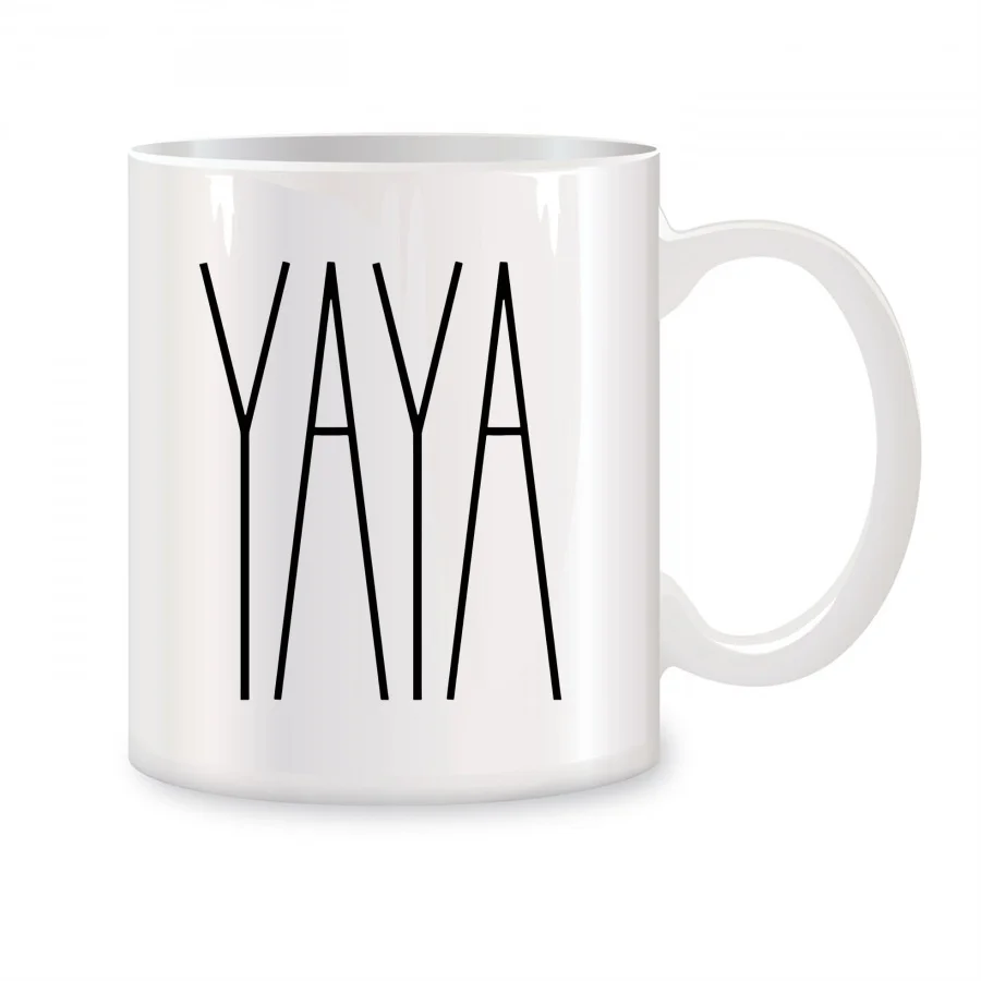 

Yaya Mugs For Best Ever Family Cup Birthday Gifts Novelty Coffee Ceramic Tea Cups White 11 oz